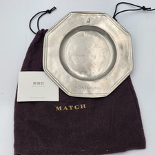 MATCH ITALY PEWTER 6.5” Octagon Dish picture
