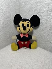Vintage 1970s Walt Disney Mickey Mouse Stuffed Plush Distributing Co Old Mickey picture