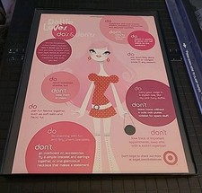 Target Dottie Do's And Don'ts Framed Print Ad 2005 8.5X11 picture