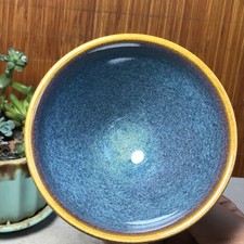 Handmade Blue Glaze Jian Zhan Teacup Ceramic Tea Bowl for Tea Ceremony A7227 picture