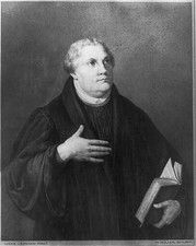 Photo:Martin Luther Portrait Holding Book c1883 picture