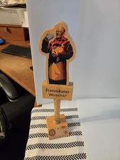 Franziskaner Weissbier Dunkel Wooden Tap Handle. Measures 13 1/2” Tal WOW. NICE. picture