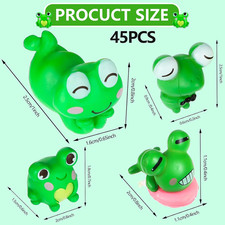 45 Pcs Mini Resin Frog Bulk Figurines Frogs Hide Cute Miniature Garden Access... picture