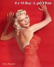 JAYNE MANSFIELD 8x10 Photo Vintage Hollywood Cinema Icon Blonde Glamour Actress picture