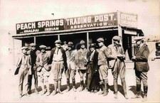 Peach Springs Trading Post Peach Springs AZ Arizona RPPC Photo Postcard COPY picture