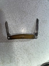 Antique 1890-1900 I*XL GEORGE WOSTENHOLM Pocket Knife Congress, Two Blade Stag picture