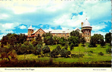 Montezuma Castle near Las Vegas, New Mexico Vintage Unposted Postcard picture