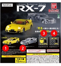 BANDAI Gashapon Mazda RX-7 FD3S Clear Body Luminous Mechanical Vehicle JDM picture
