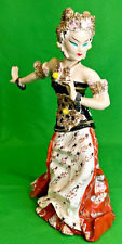 VINTAGE Kathi Urbach Mid-Centry Bali Dancer 1950's, Ceramic Statue picture