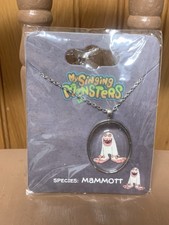 RARE NEW My Singing Monsters Mammott Necklace Pendant Big Blue Bubble 2014 picture