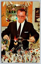 The Glass Menagerie Hand Blown Art Mackinaw City Michigan 1963 Vintage Postcard. picture