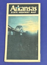 Highway Map of Arkansas 1982 picture