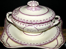 WEDGWOOD XRARE 1820 SMALL SAUCE TUREEN EDWARD KNATCHBULL ESTATE EX MOUNTBATTEN picture
