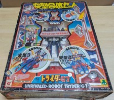 Clover Trider G7 Transforming Robot Rare Complete Original Box from JAPAN picture