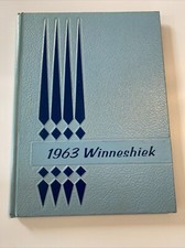 1963 Old High School Yearbook Vintage Winneshiek La Crosse Wi picture