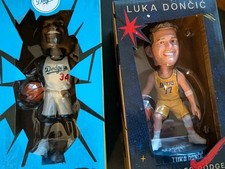 🇸🇮🏀 2026 Dodgers Luka Doncic & Shaq Bobbleheads ⚾💙🇺🇸🏀 picture