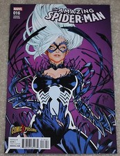 AMAZING SPIDER-MAN 16 VENOM BLACK CAT GUILLEM MARCH RETAILER VARIANT 1st APPEAR picture