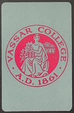 Vassar College Vintage Single Swap Playing Card picture