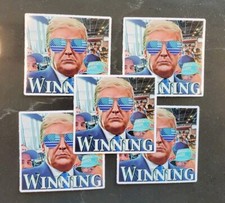 5PCS SET TRUMP 2024 BUMPER STICKER STICKERS TAKE SAVE AMERICA BACK DONALD MAGA picture