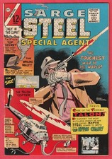 Charlton Comics SARGE STEEL Special Agent No. 8 (1966) Very Fine picture