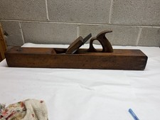 Antique Large Wooden Block Plane 26”x 3” X 3” Josiah King 373 Bowery NY picture