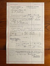 Flandreau Moody County South Dakota 1882 Dakota Territory Court Document picture