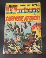 U.S. Paratroops (1951) #6 Last Issue Kinstler Cover Art Gerald McCann Art VG+ picture