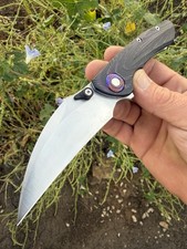 Twosun Ts312 Folding Pocket Knife Micarta 14c28n Discounted Rare picture