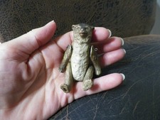 Vintage Bisque Bear figurine articulated German?  Collectible moveable arms legs picture