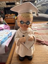 Vintage 5”June Graduation Girl Figurine Japan 1950s Kitsch Napco picture
