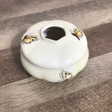 Antique Moritz Zdekauer AUSTRIA Hair Receiver Art Nouveau Butterfly Dresser Jar picture