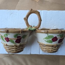 Vintage Apple Theme Condiment Server Dish picture