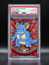 2000 TOPPS CHROME POKEMON T.V. #31 NIDOQUEEN PSA 10 picture