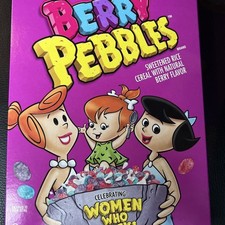 Unopened Limited Edition Berry Pebbles - Women Who Rock -  Cereal  picture
