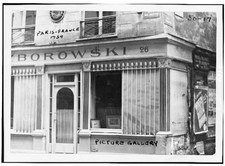 Photo:Paris France 1939 Borowski Picture Gallery Commercial Art Shopfront picture
