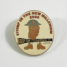 Stomp in The New Millenium 2000 Keep on Stomping Arco Lapel Pin picture