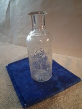 Antique Koken Barber Supply Co. Bottle. St. Louis Missouri. Clear, Blown Glass. picture
