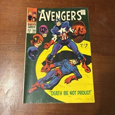 MARKED The Avengers #56 (Marvel Comics September 1968) Death Be Not Proud picture