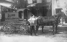 Laird Spring Water Horse Wagon Winona Minnesota MN - Reprint picture