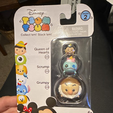 Disney Tsum Tsum Series 2 Stackable Figures Queen of Hearts Scrump Grumpy picture