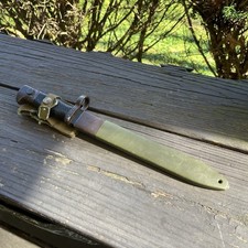 M1964 Spanish INI Toledo Rifle Bayonet & Scabbard - Authentic War Memorabilia picture