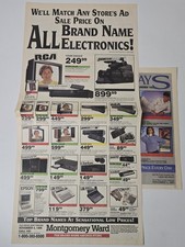 1989 Montgomery Ward Electronics Catalog RCA Camcorder VCR Stereo Vintage Ad picture