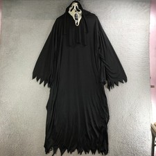 Fun World Ghost Face Scream Halloween Costume Mens One Size Long Sleeve Black picture