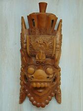 Vintage Hand made mask Dragon wood African plaque picture