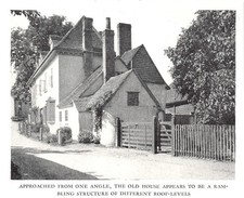 Clavering Essex Tudor House Village Lane Rambling Rooflines 4.7 X 3.8” Mag Image picture