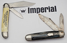 Vintage 1970's Era - USA Stamp by Imperial - Equal-End & Serpentine Jack Knives picture