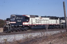 LOT OF 7 original slides BNSF 9647 West on CSX at St Joe, IN in October 2000 picture