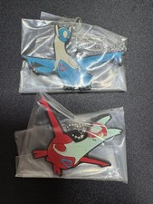 Pokémon Latios & Latias Rubber Strap  Anime Character Keychain  (Ages 14+) picture