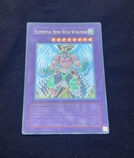 YU-GI-OH Elemental Hero Wild Wingman EOJ-EN035 - Rare Ultimate 1st Ed. ENG NM-/EX picture