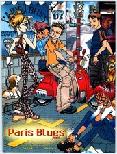 2000 Cartoon Illustration Paris Blues Jeans 8
